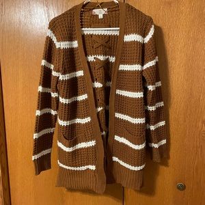 Cardigan sweater by Pink Rose Sz L